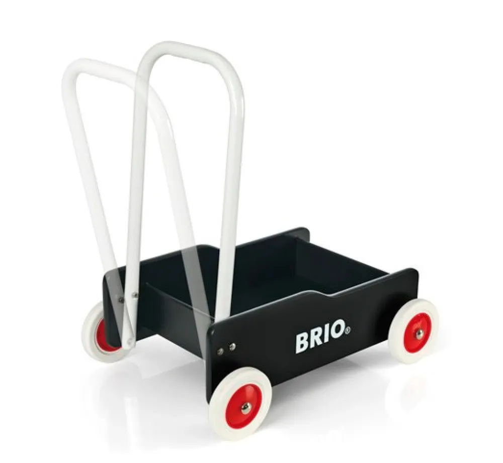 Brio Lære-gå-vogn, sort - FSC®- Gåvogne & Aktivitetsborde