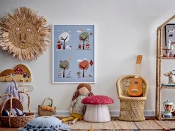 Bloomingvillemini Lue puf rød-Børn Bænke & Skamler