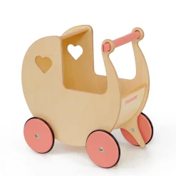 Moover Toys Luksus dukkevogn naturlig- Dukkevogne & Senge