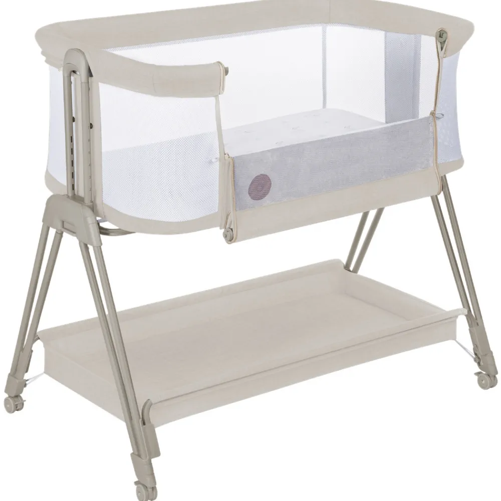 Lionelo Luna vugge - beige-Børn Side By Side Senge