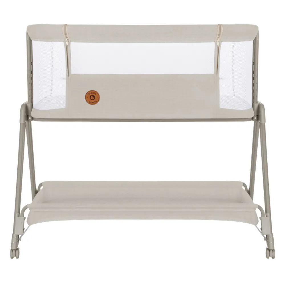 Lionelo Luna vugge - beige-Børn Side By Side Senge