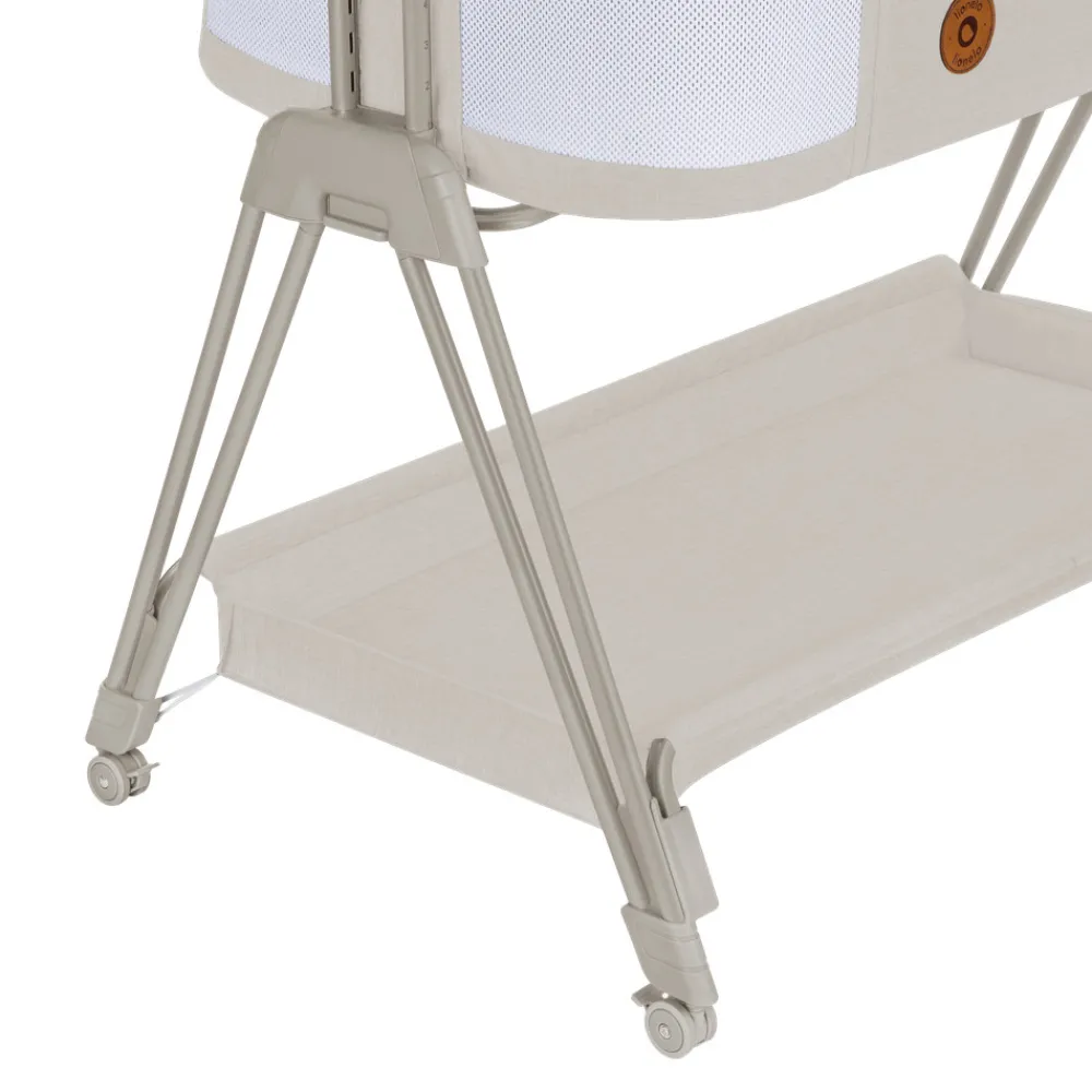 Lionelo Luna vugge - beige-Børn Side By Side Senge