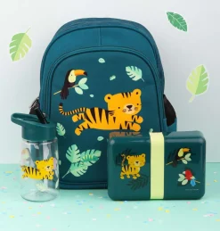 A Little Lovely Company Lunch box - jungle tiger- Madkasser & Drikkedunke