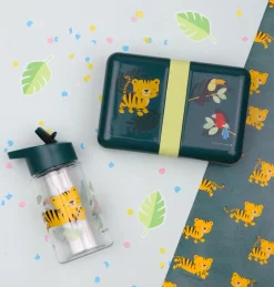 A Little Lovely Company Lunch box - jungle tiger- Madkasser & Drikkedunke