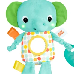 Bright Starts Lysende ven - Elefant- Legetøj Til Barnevogne & Autostole