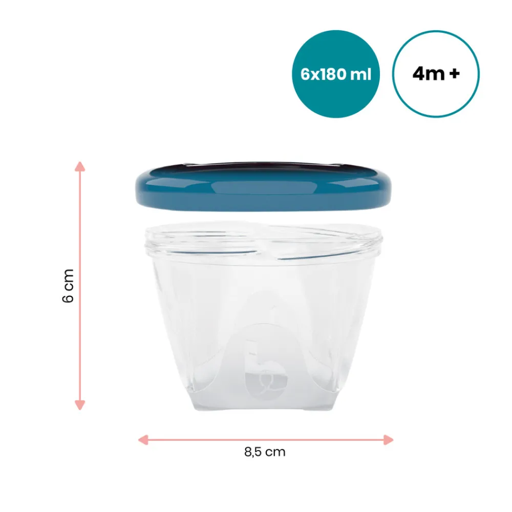 Babymoov Madbøtter - 180ml- Madopbevaring