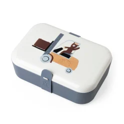 Sebra Madkasse, silikonestrop, Busy Builders- Madkasser & Drikkedunke