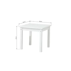 Hoppekids Mads Børnebord - hvid-Børn Børneborde & Stole