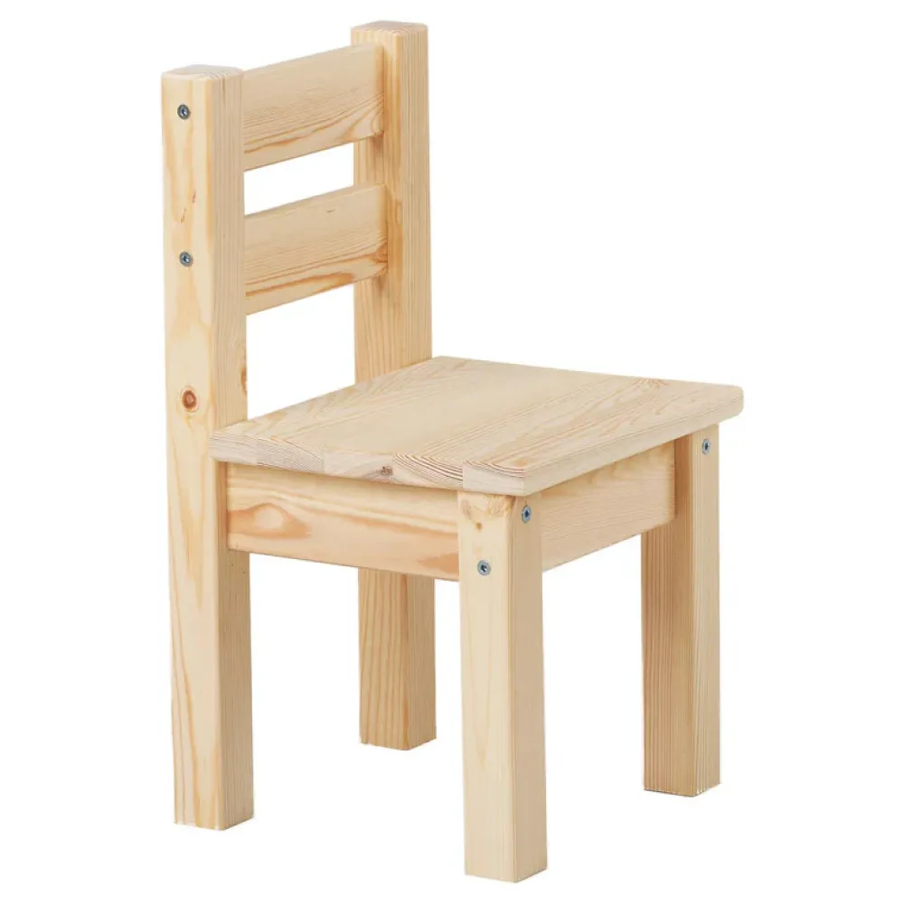 Hoppekids Mads Børnestol - natur-Børn Børneborde & Stole