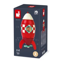 Janod Magnetic Rocket - Small- Små Byggesæt