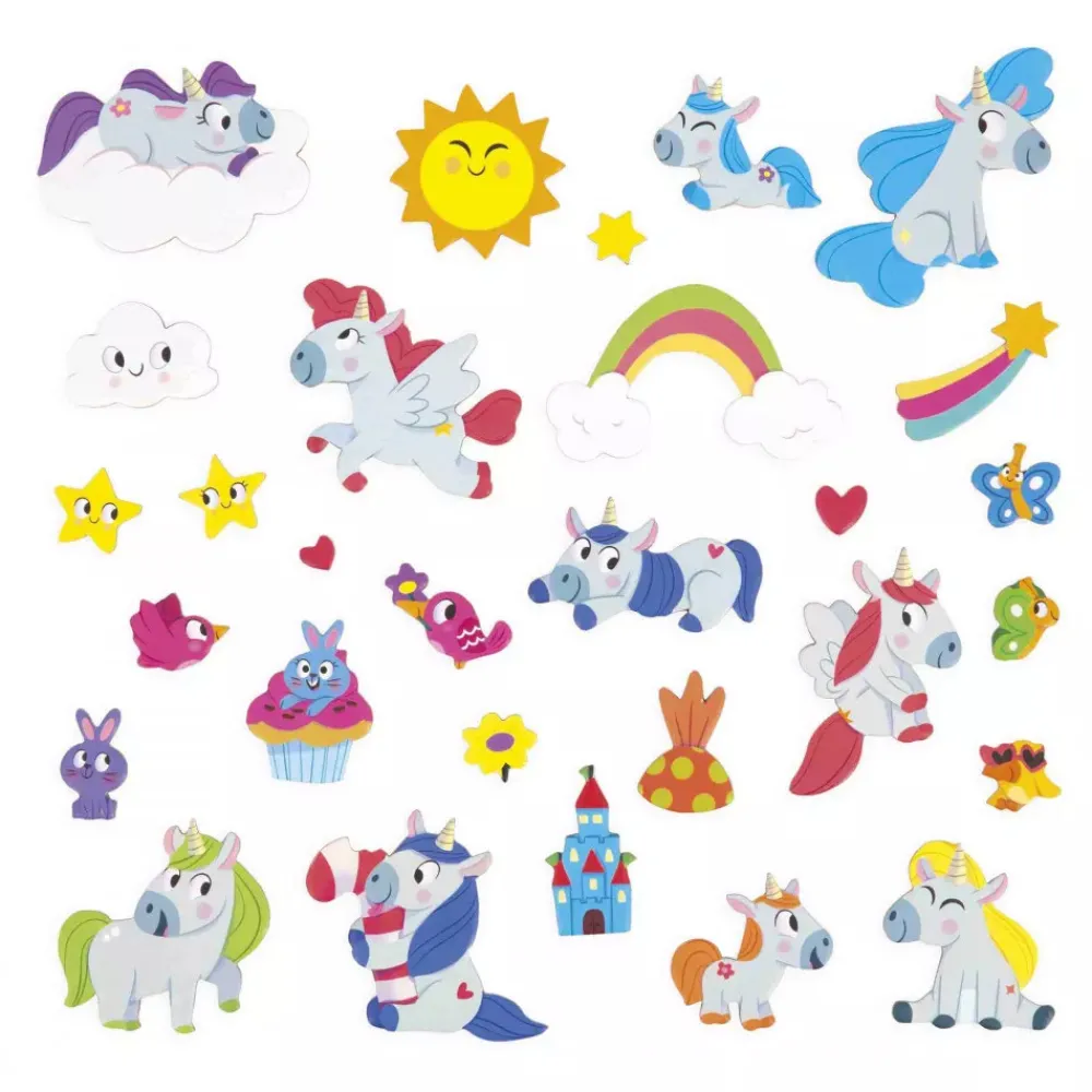 Janod Magneti'Stories - Unicorns- Magnetlegesæt