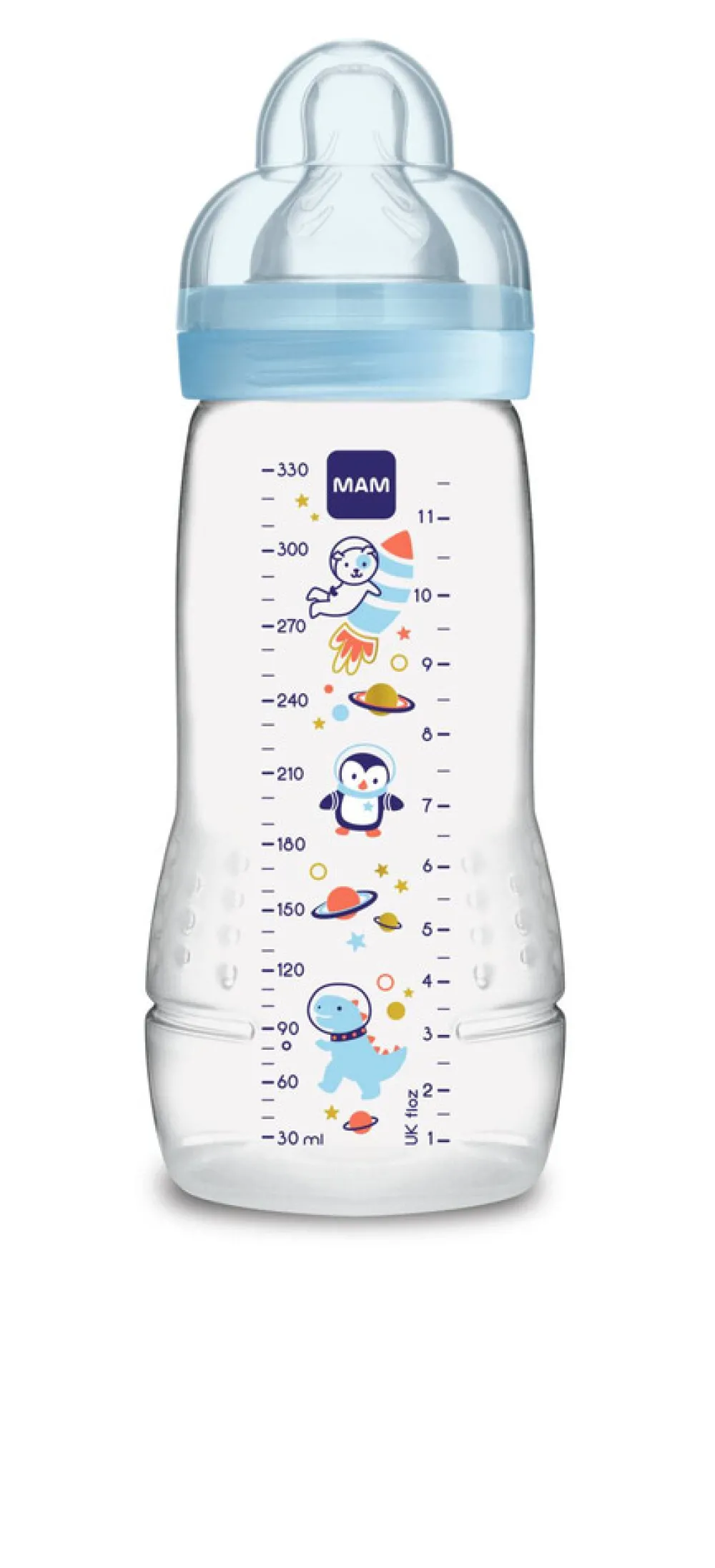 MAM Easy Active Baby Bottle 330ml - Blå- Sutteflasker