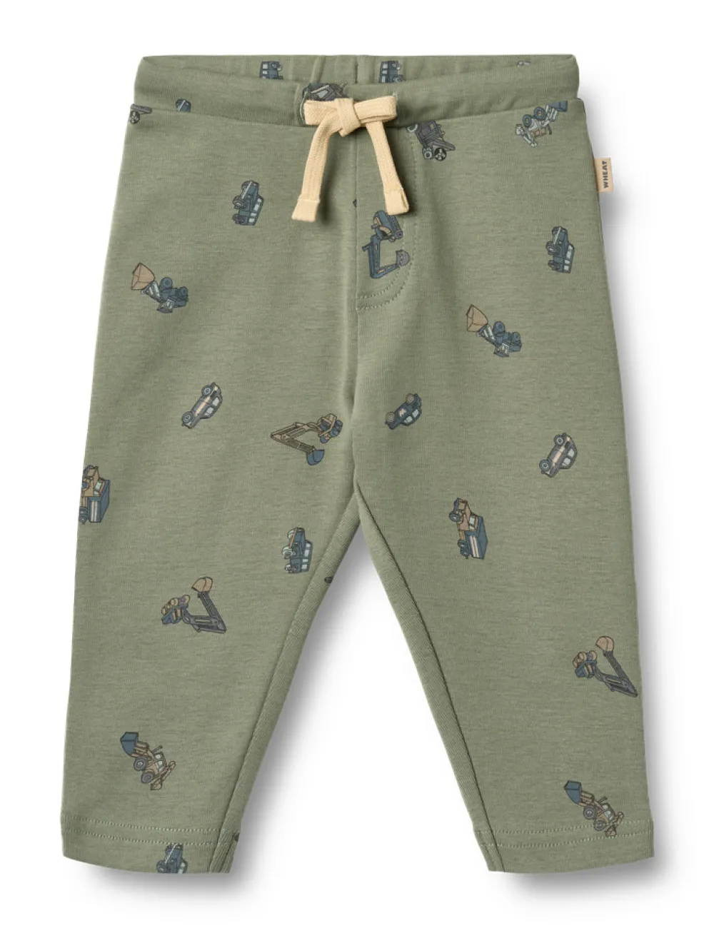 Wheat Manfred Jersey Bukser - Dusty green cars- Bukser