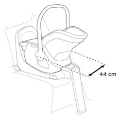 Thule Maple - Mid Blue- Autostole 40-87 Cm (0-15 Mdr.)