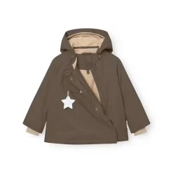 MINI A TURE Matwang Fleeceforet Vinterjakke - Morel grey- Vinterjakker & Bukser