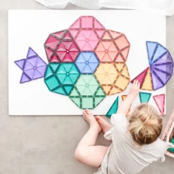 CONNETIX Mega Pack - magnetsæt 202 dele - pastel- Magnetlegesæt