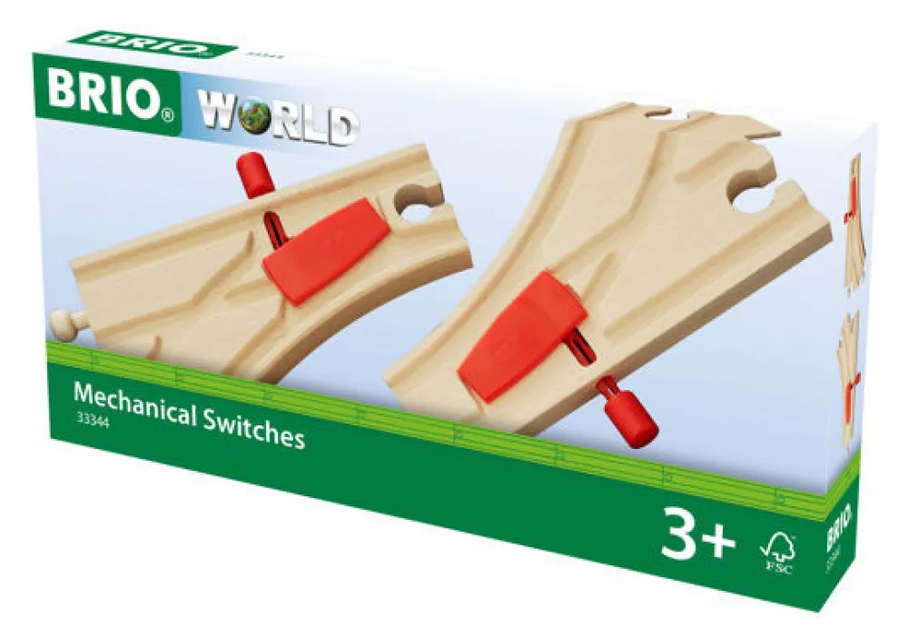 Brio Mekanisk skiftespor - FSC®- Togbaner & Tog