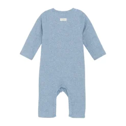 Fixoni Melange Rib Romper Langærmet - 7639- Heldragter U. Fod