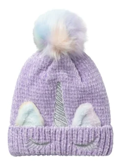 NAME IT Metea strikket beanie - PASTELLILA- Elefanthuer & Huer