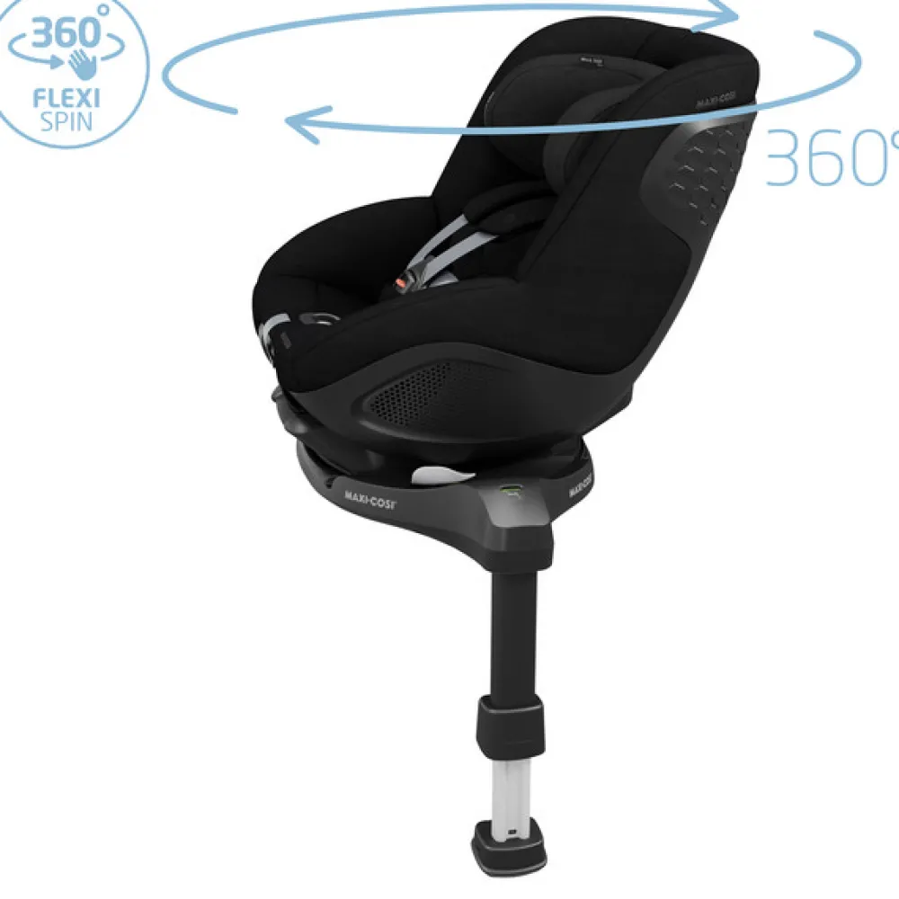Maxi-Cosi Mica 360 Pro - authentic black- Autostole Med Integreret Baser|Autostole 40-125 Cm (0-6 År)