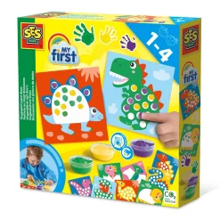 Ses Creative Min første - Fingermaling dinosaurer- Kreasæt