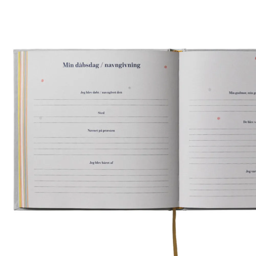 Specialday Mine første år - Creme- Barnets Bog