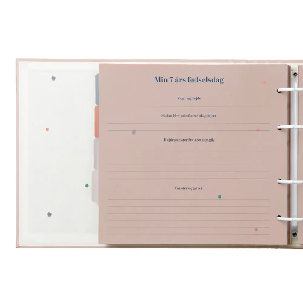 Specialday Mine første år - Minder Og Gemmer - creme- Barnets Bog