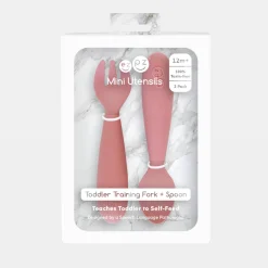 EZPZ Mini bestiksæt - støvet rosa- Bestik