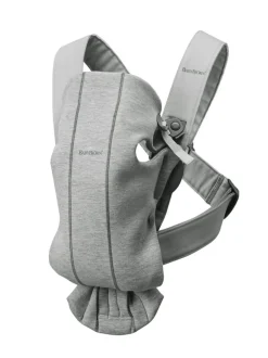 BabyBjörn Mini bæresele 3D Jersey - Lysegrå- Bæreseler & Vikler