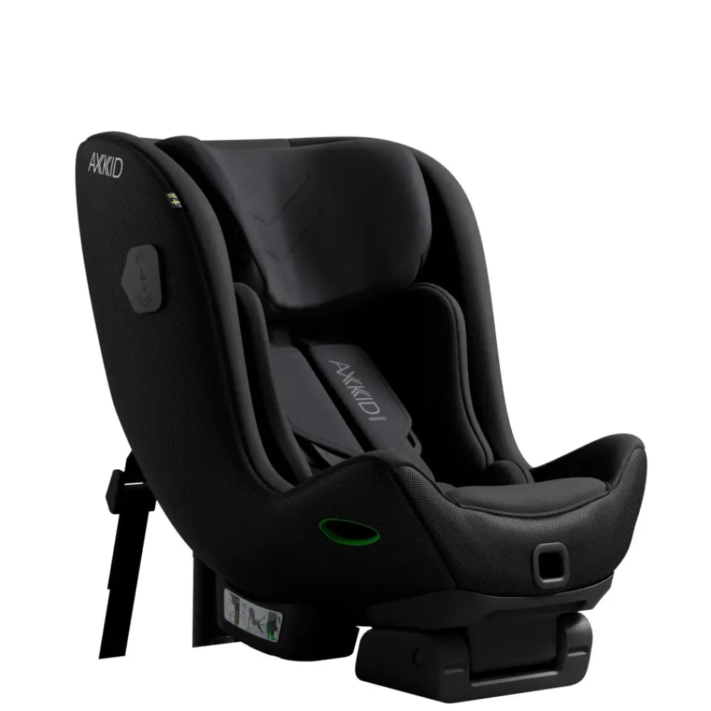 AXKID Minikid 4 Pro Coastal Storm Black- Autostole 61-105 Cm (3 Mdr.-4 År)