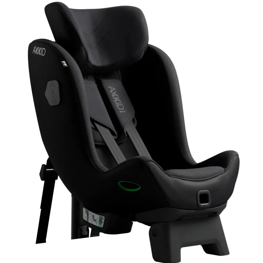 AXKID Minikid 4 Pro Coastal Storm Black- Autostole 61-105 Cm (3 Mdr.-4 År)