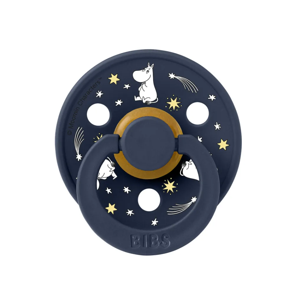 BIBS Moomin Colour Sut 2pk Latex Str 2 - Breeze- Sutter