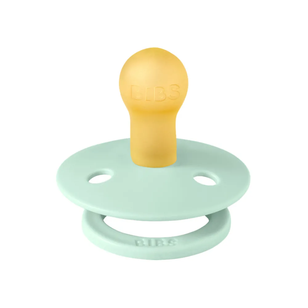 BIBS Moomin Colour Sut 2pk Latex Str 1 - Mint- Sutter