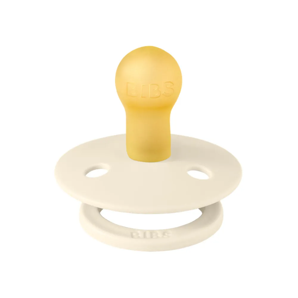 BIBS Moomins Colour Sut 2pk Latex Str 1 - Ivory- Sutter