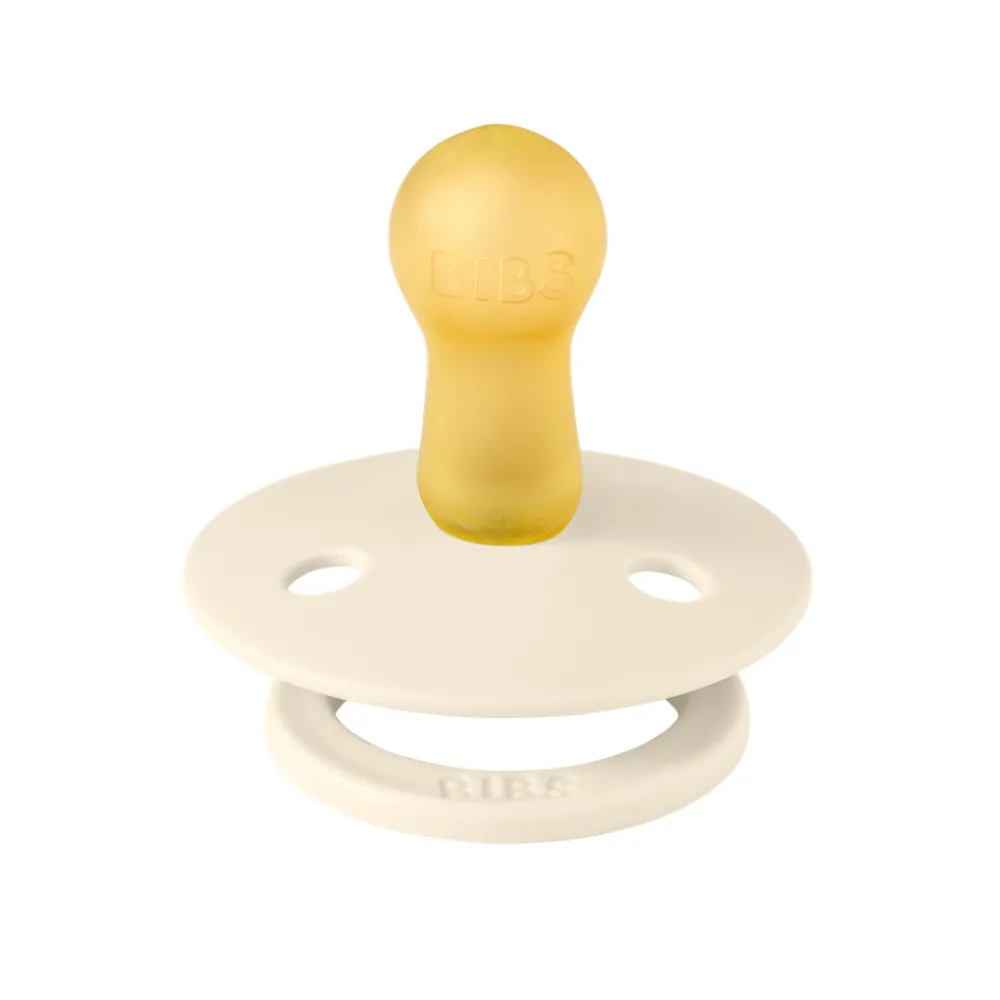 BIBS Moomins Colour Sut 2pk Latex Str 2 - Ivory- Sutter