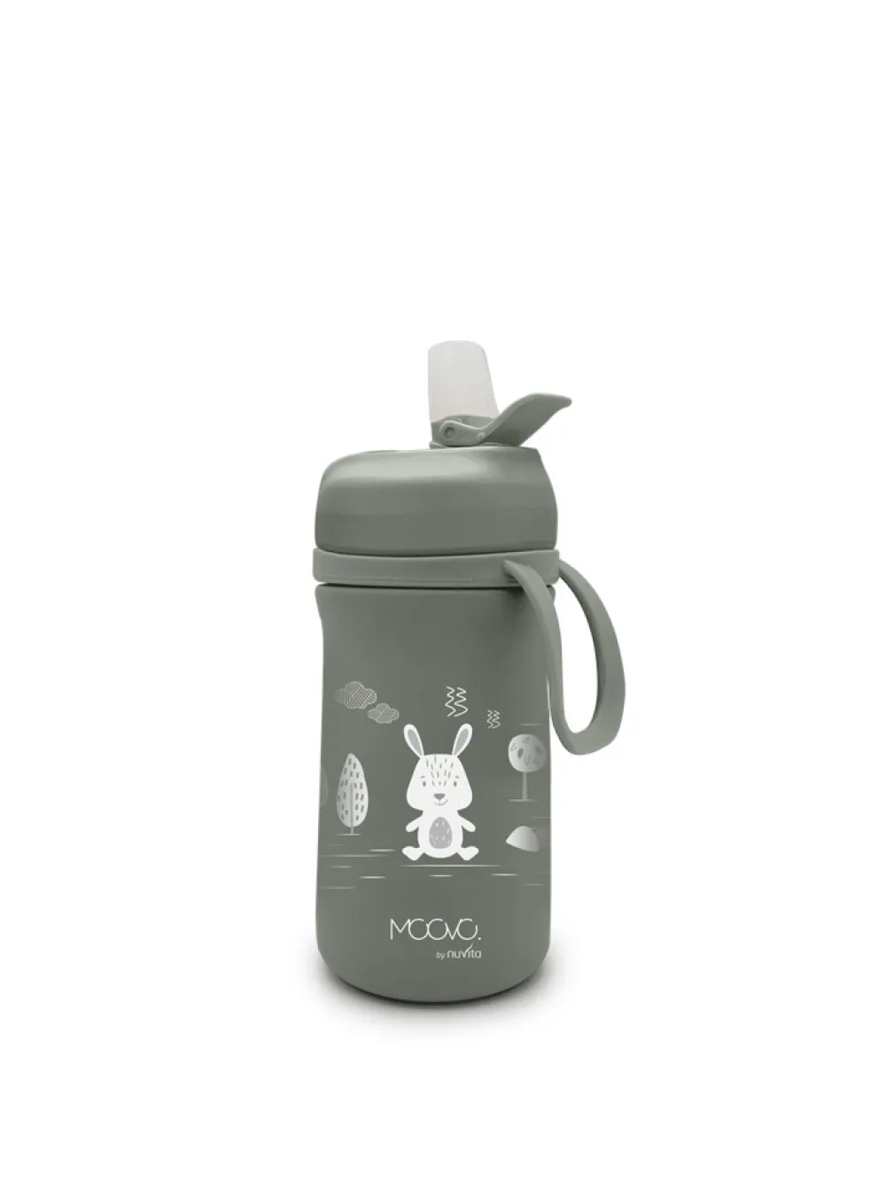 Nuvita Moovo termo flaske - 350 ml Sage Green- Madkasser & Drikkedunke