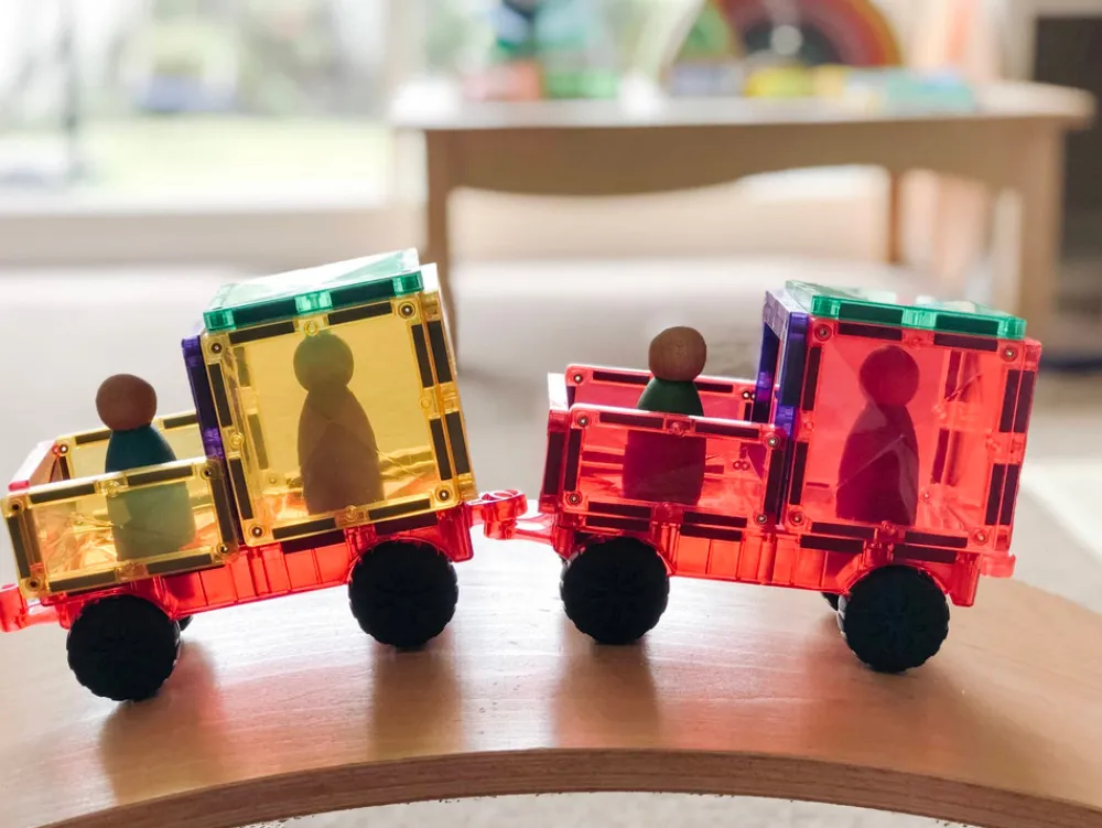 CONNETIX Motion Pack - magnetsæt 24 dele - rainbow- Magnetlegesæt