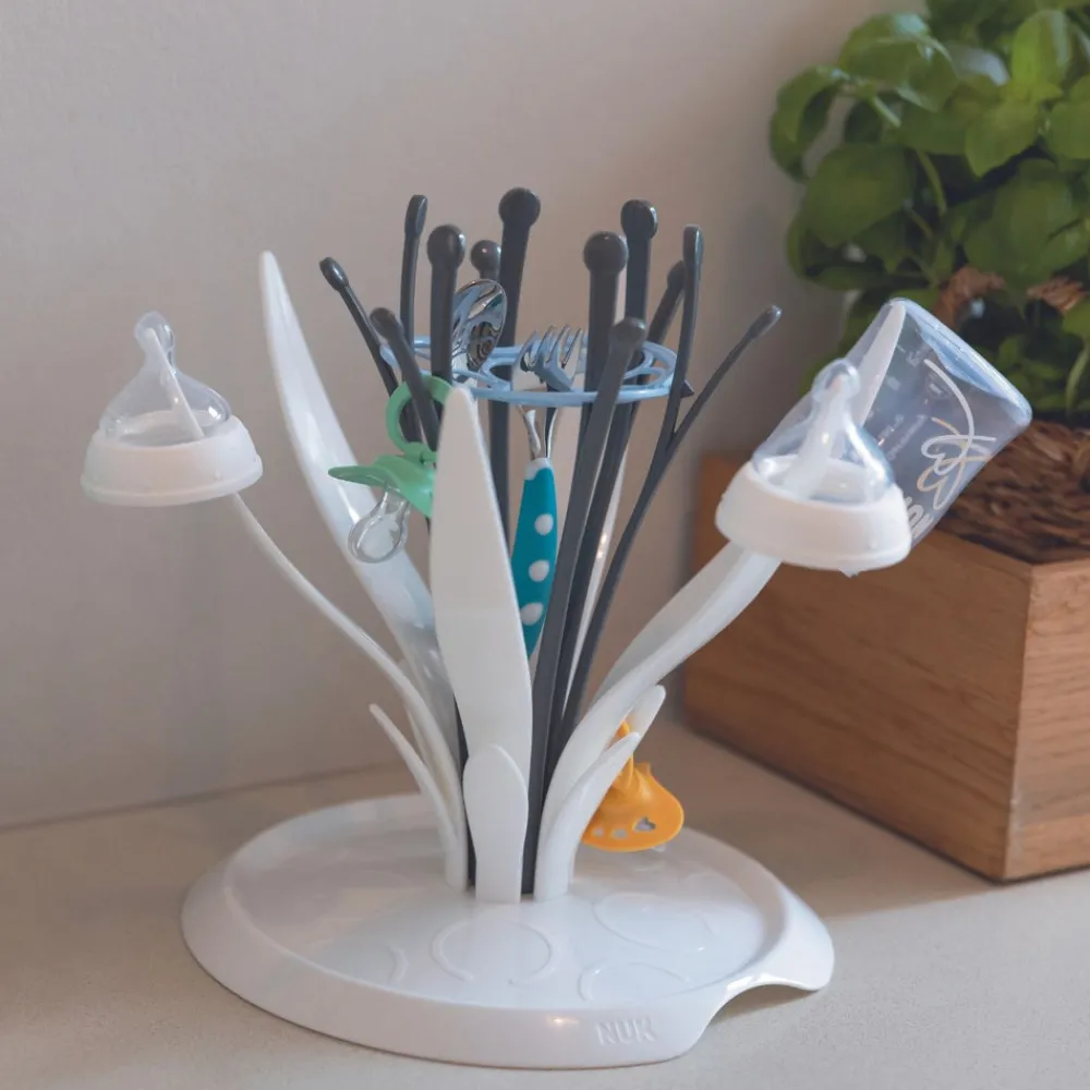 NUK Multi Dry Bottle Rack- Tilberedning & Rengøring