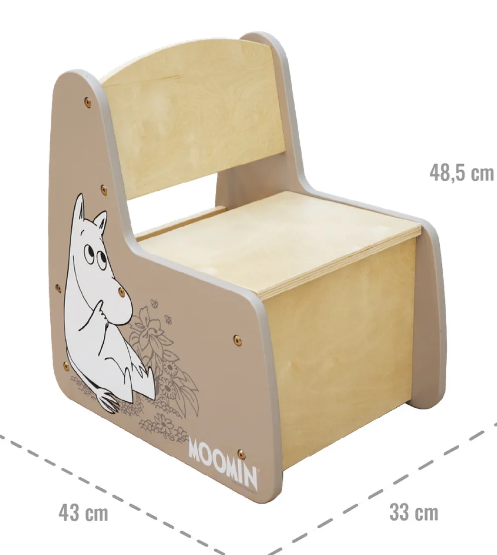 Barbo Toys Mumi Stol med Opbevaring-Børn Børneborde & Stole