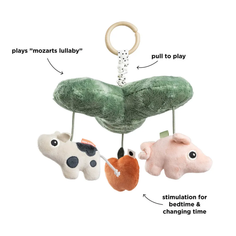 Done By Deer Musik mobile Tiny farm Farvemix-Børn Uroer|Musikuroer