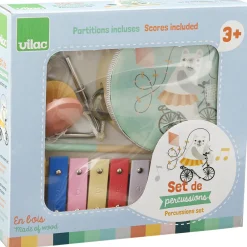 Vilac Musiksæt med 4 instrumenter- Musiklegetøj