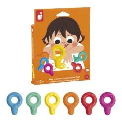 Janod My First Crayons- Farver & Tusser