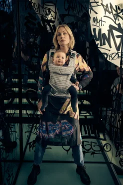 Najell Rise - silver grey- Bæreseler & Vikler