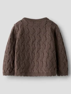 NAME IT Najsa Cardigan - Peppercorn- Cardigans, Veste & Trøjer