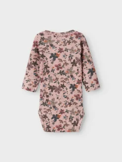 NAME IT Naline Langærmet Body - BURNISHED- Bodystocking Langærmet