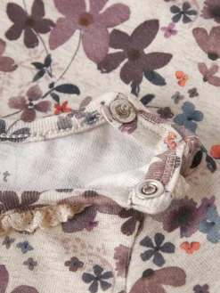 NAME IT Naline Langærmet Body - Peyote Melange- Bodystocking Langærmet