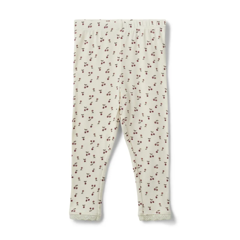 Sofie Schnoor Kids Naline Leggings - Cherry- Leggings