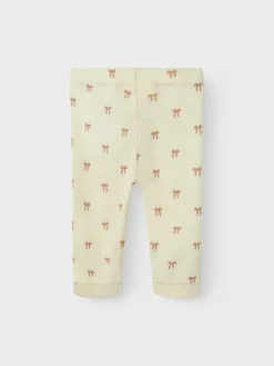 Lil' Atelier Nalu Uld Leggings - Turtledove- Uldunderdele