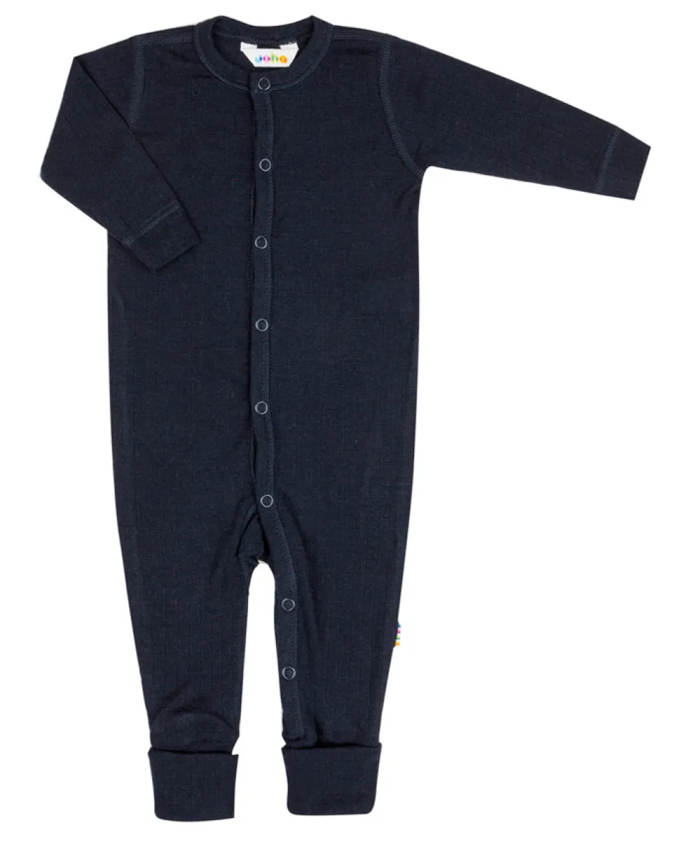 Joha Natdragt 2i1fod - Navy- Ulddragter|Heldragter U. Fod