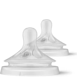 Philips Avent Natural Response 2 pk. flaskesut 0m (Flow 1)- Sutteflasker